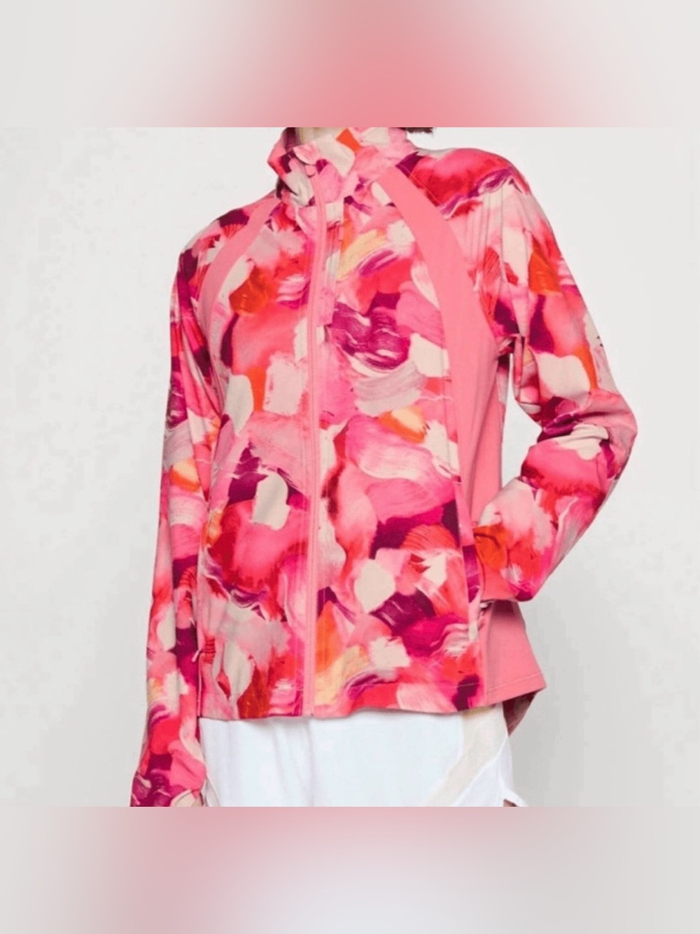 ATHLETA Run With It Printed Jacket